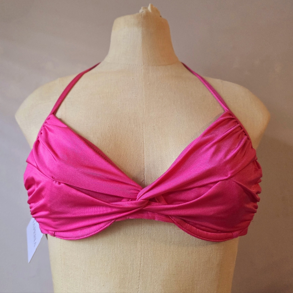 BNWT La Perla underwired knot pink top Cup B